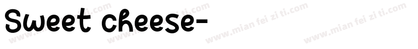 Sweet cheese字体转换